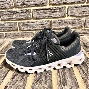 On Running Women's Shoes in Black and White